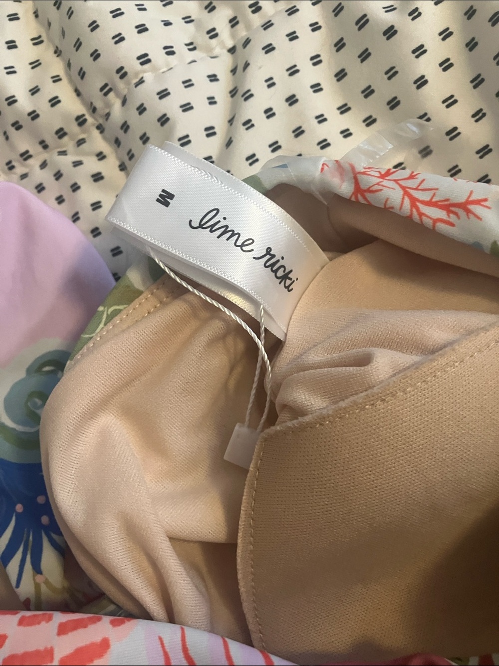 Abstract Shell One-Shoulder Two-Piece Swimsuit - Picture 2 of 3